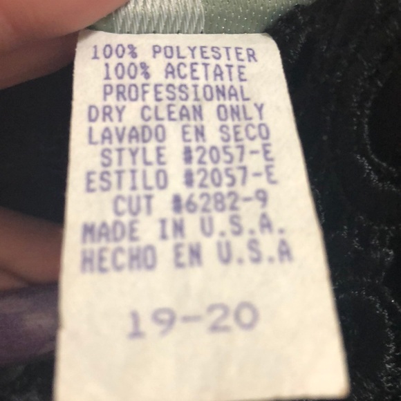 Full length black semi-formal dress - Picture 4 of 8